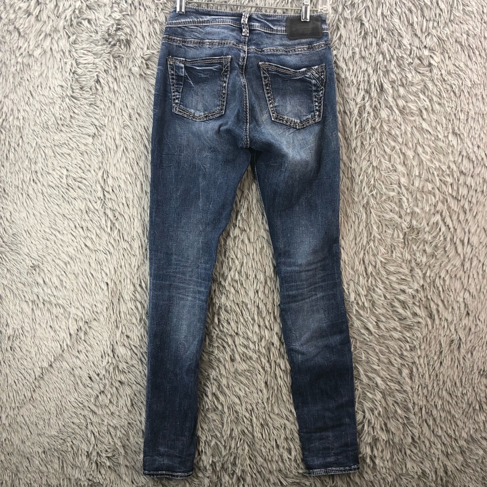 Silver Jeans Womens 25 Suki High Super Skinny Womens Denim